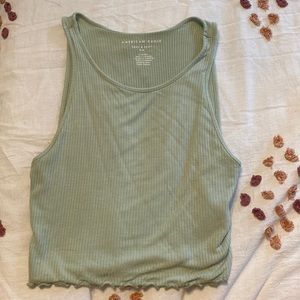 AE soft and sexy cropped halter tank top